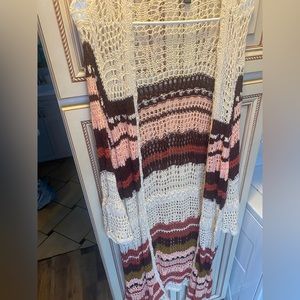 Torrid Size 4 Crochet Knit Cover Up